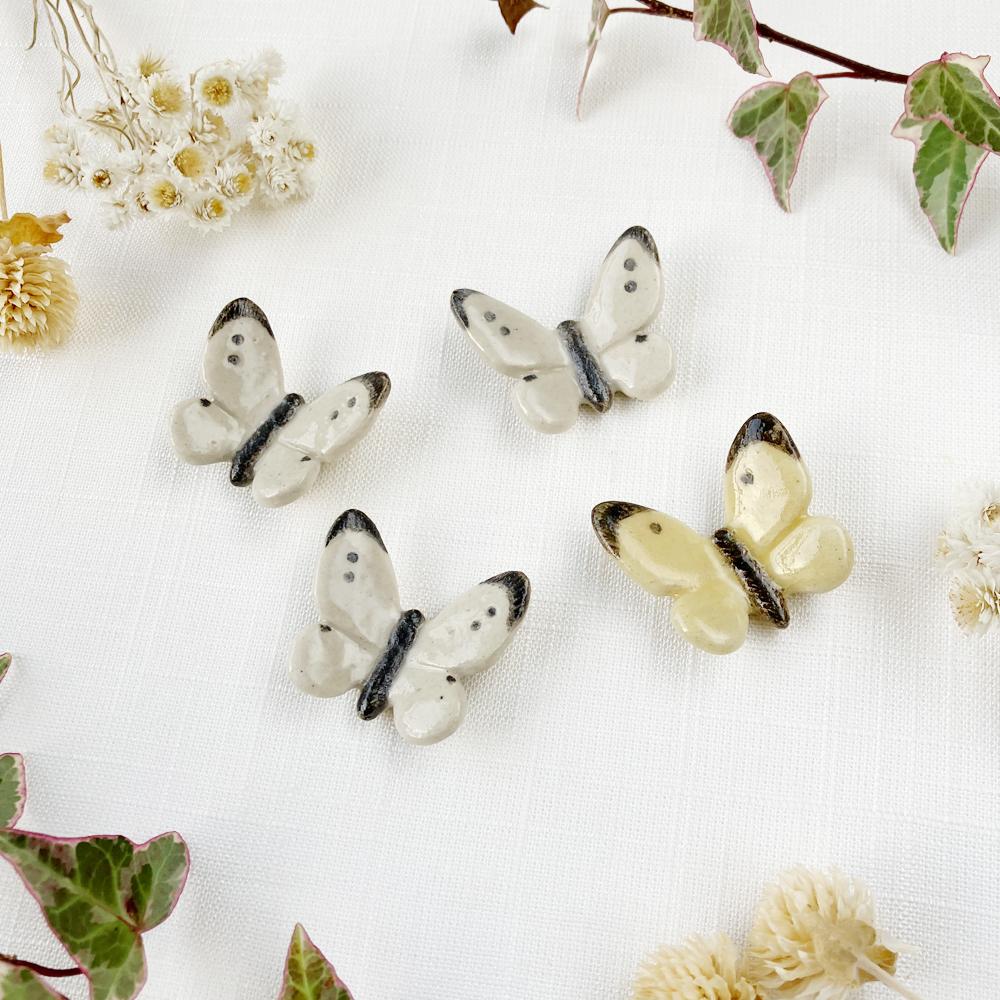 陶器の箸置き【蝶】 | 3枚目