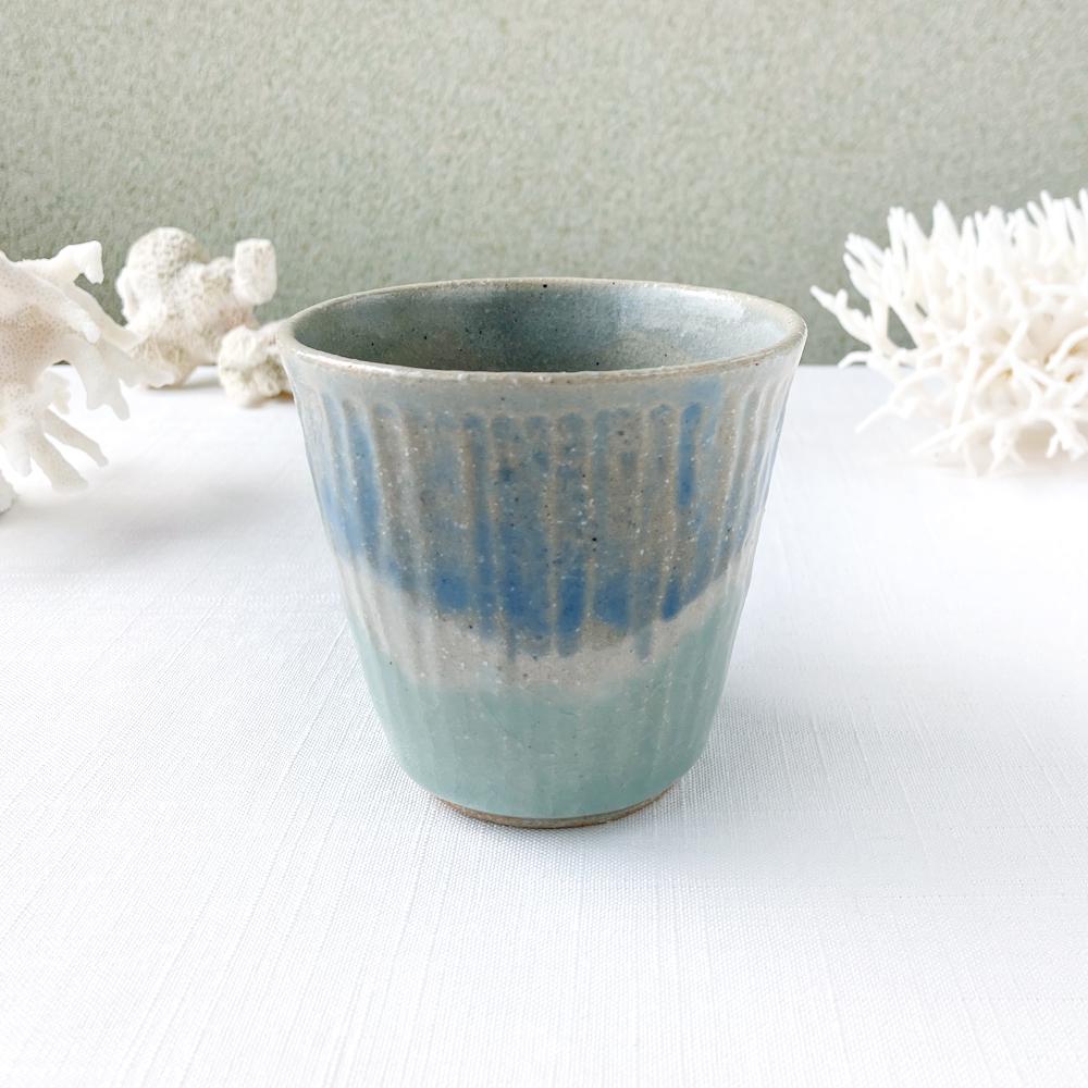 陶器のマグカップ【シーウィードの海】 | 4枚目