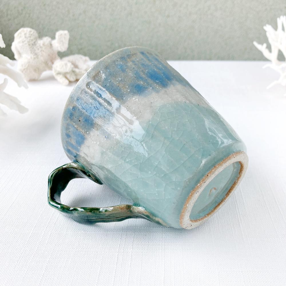 陶器のマグカップ【シーウィードの海】 | 10枚目