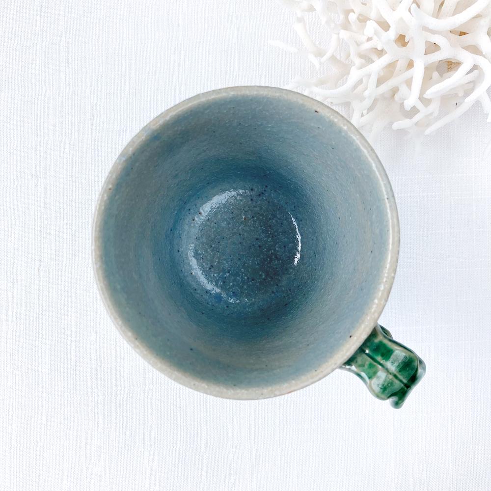 陶器のマグカップ【シーウィードの海】 | 12枚目