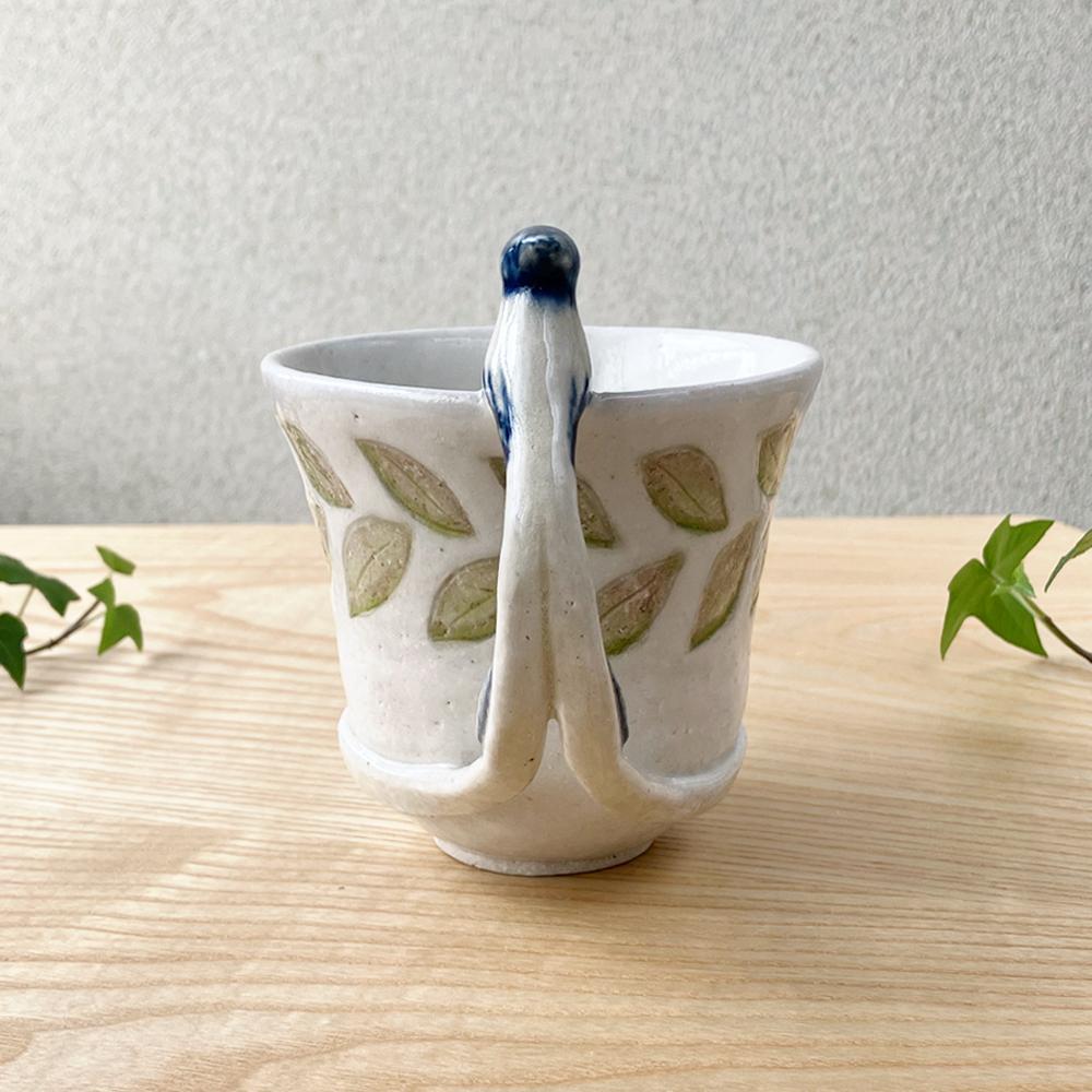 陶器のマグカップ【サンコウチョウ】 | 4枚目