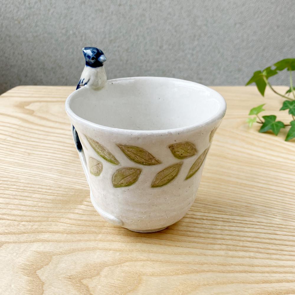 陶器のマグカップ【サンコウチョウ】 | 6枚目