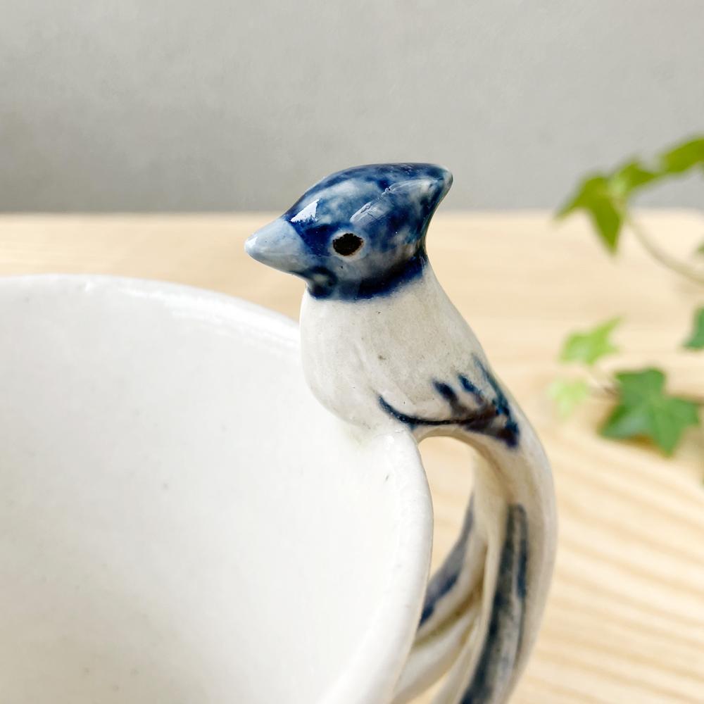 陶器のマグカップ【サンコウチョウ】 | 12枚目