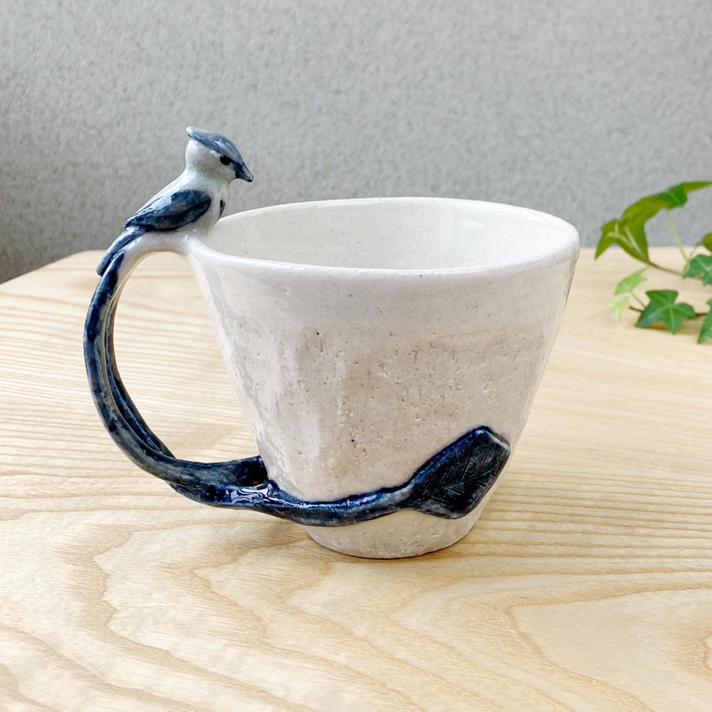 陶器のマグカップ【ハチドリ】 | 5枚目