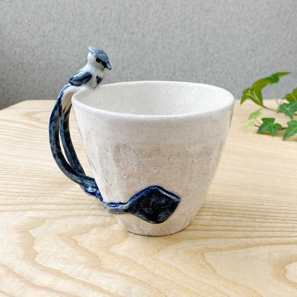 陶器のマグカップ【ハチドリ】 | 6枚目